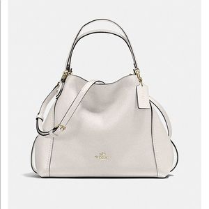 Coach Edie 28 Shoulder Bag Pebble Leather Retired
